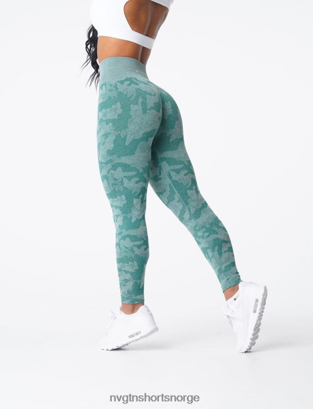 064HD6662 Skoggrønn Fitness NVGTN kvinner camo sømløse leggings