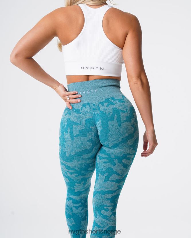 064HD6664 blågrønn Fitness NVGTN kvinner camo sømløse leggings