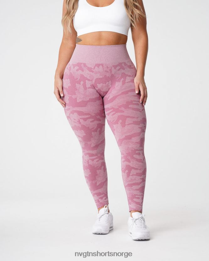 064HD6670 pastell rosa Fitness NVGTN kvinner camo sømløse leggings