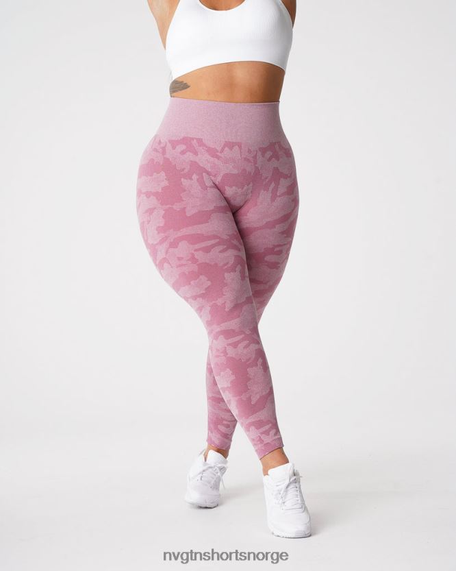 064HD6670 pastell rosa Fitness NVGTN kvinner camo sømløse leggings