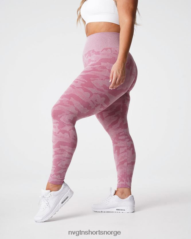 064HD6670 pastell rosa Fitness NVGTN kvinner camo sømløse leggings