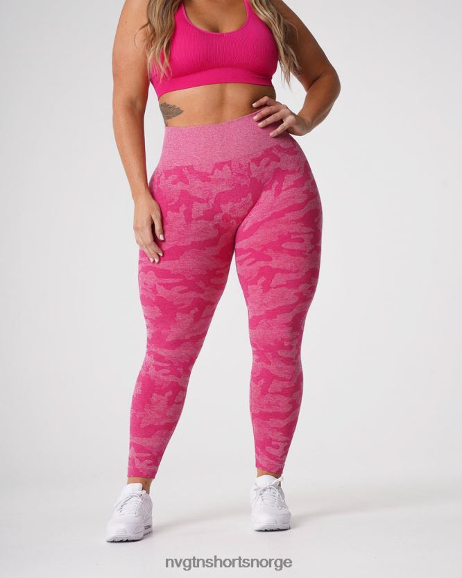 064HD6673 fuchsia Fitness NVGTN kvinner camo sømløse leggings