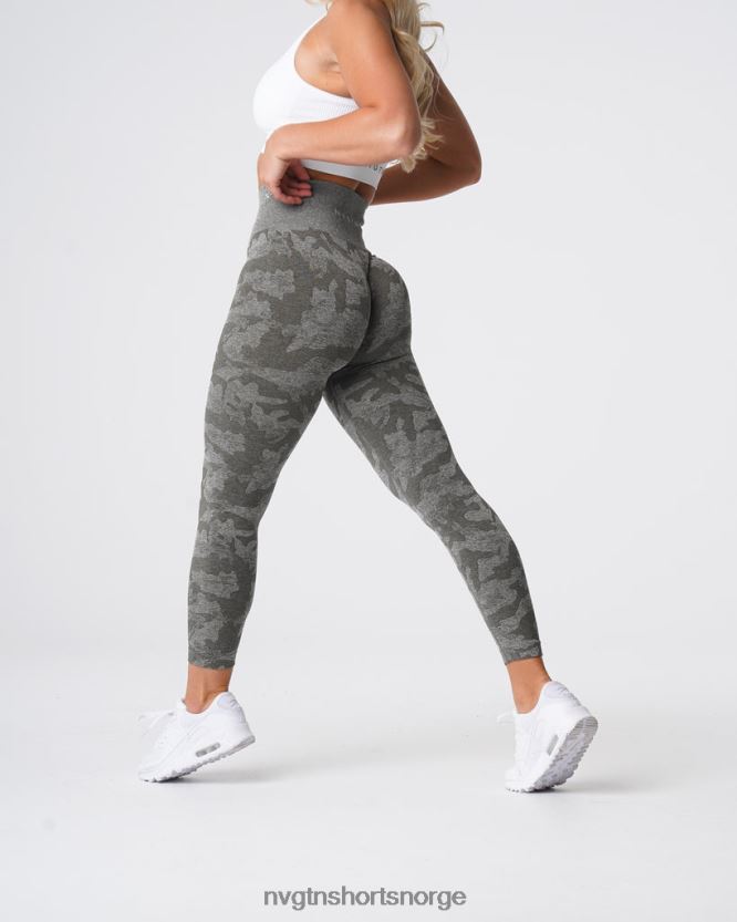 064HD6675 kakigrønn Fitness NVGTN kvinner camo sømløse leggings