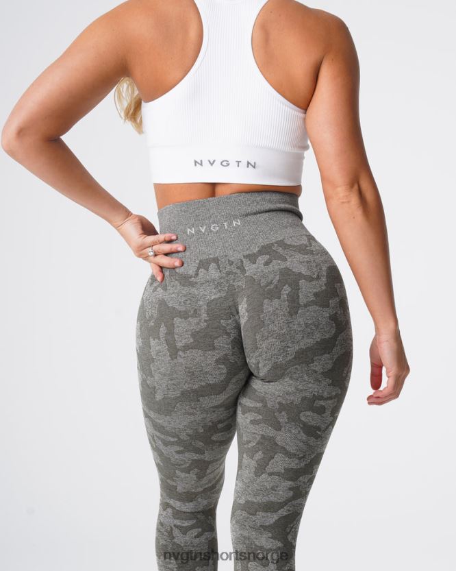 064HD6675 kakigrønn Fitness NVGTN kvinner camo sømløse leggings