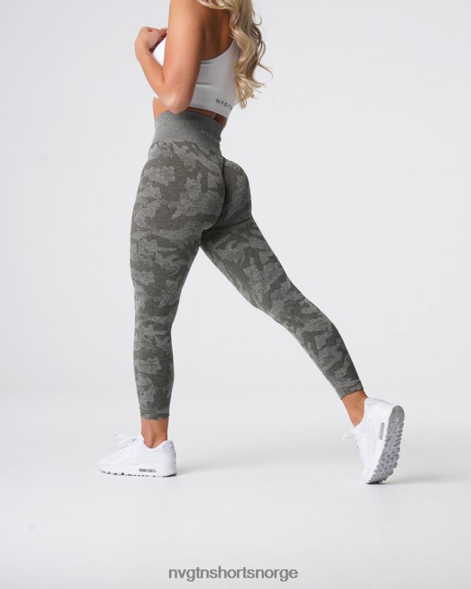 064HD6675 kakigrønn Fitness NVGTN kvinner camo sømløse leggings