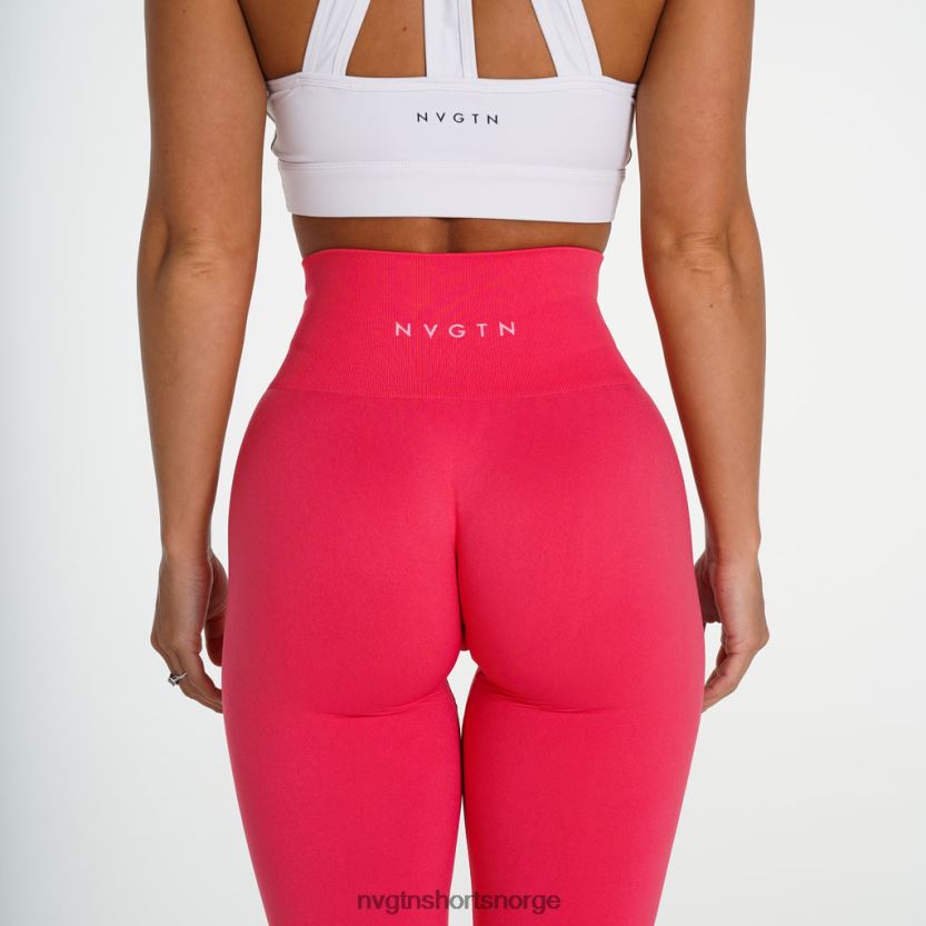 064HD6694 hawaiisk rosa Fitness NVGTN kvinner solide sømløse leggings