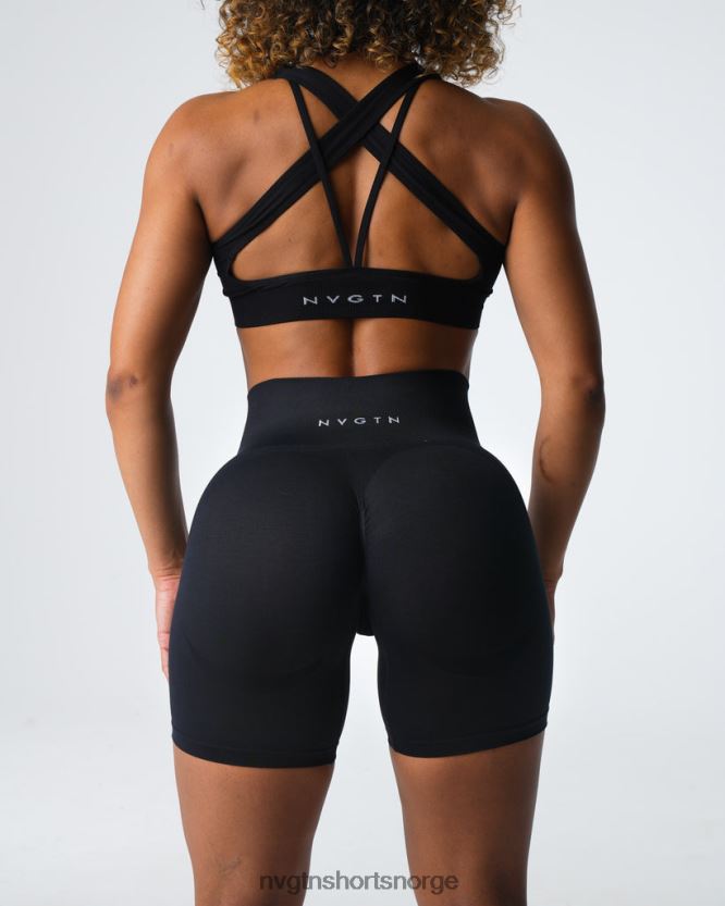 064HD6316 svart Fitness NVGTN kvinner contour 2.0 sømløs shorts