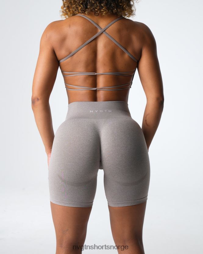 064HD6324 taupe Fitness NVGTN kvinner kontur sømløse shorts