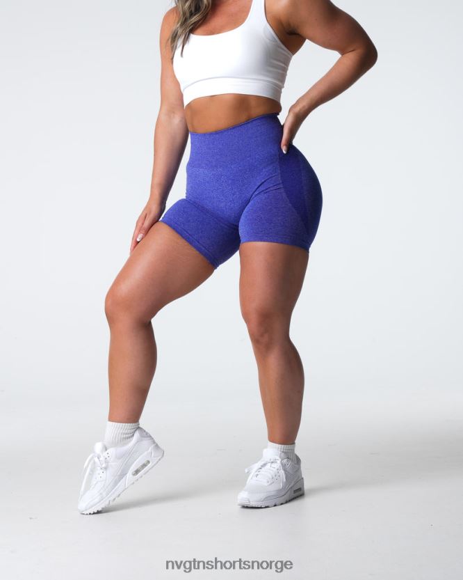 064HD6330 elektrisk blå Fitness NVGTN kvinner kontur sømløse shorts