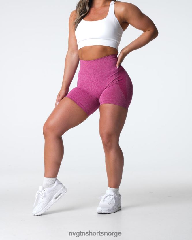064HD6331 Høyrød Fitness NVGTN kvinner kontur sømløse shorts