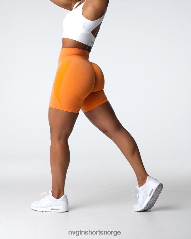 064HD6332 solnedgang oransje Fitness NVGTN kvinner kontur sømløse shorts