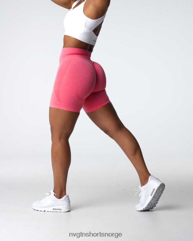 064HD6333 korall Fitness NVGTN kvinner kontur sømløse shorts
