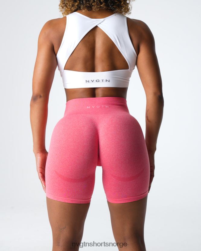 064HD6333 korall Fitness NVGTN kvinner kontur sømløse shorts