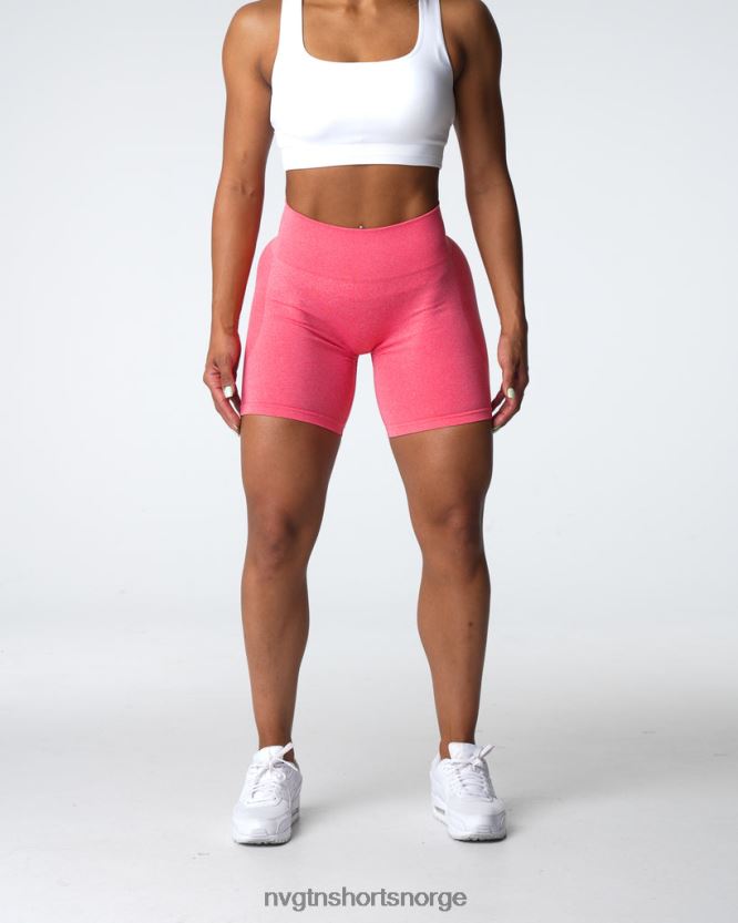 064HD6333 korall Fitness NVGTN kvinner kontur sømløse shorts