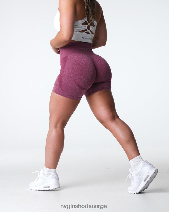 064HD6337 rødbrun Fitness NVGTN kvinner kontur sømløse shorts