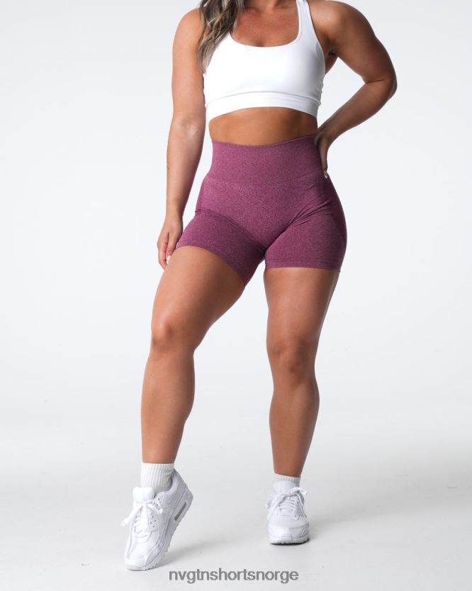 064HD6337 rødbrun Fitness NVGTN kvinner kontur sømløse shorts