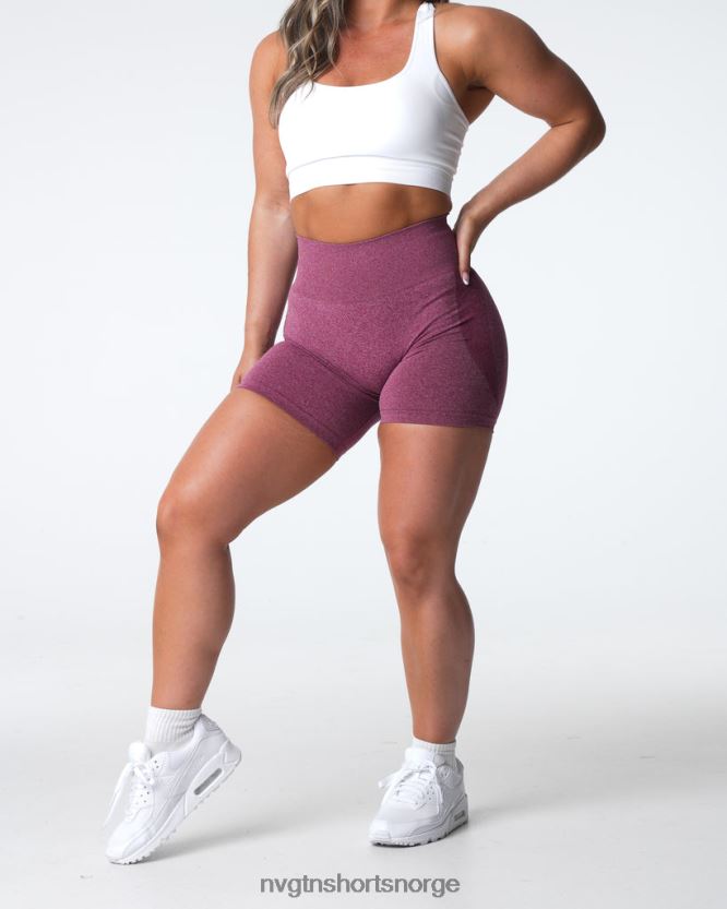064HD6337 rødbrun Fitness NVGTN kvinner kontur sømløse shorts