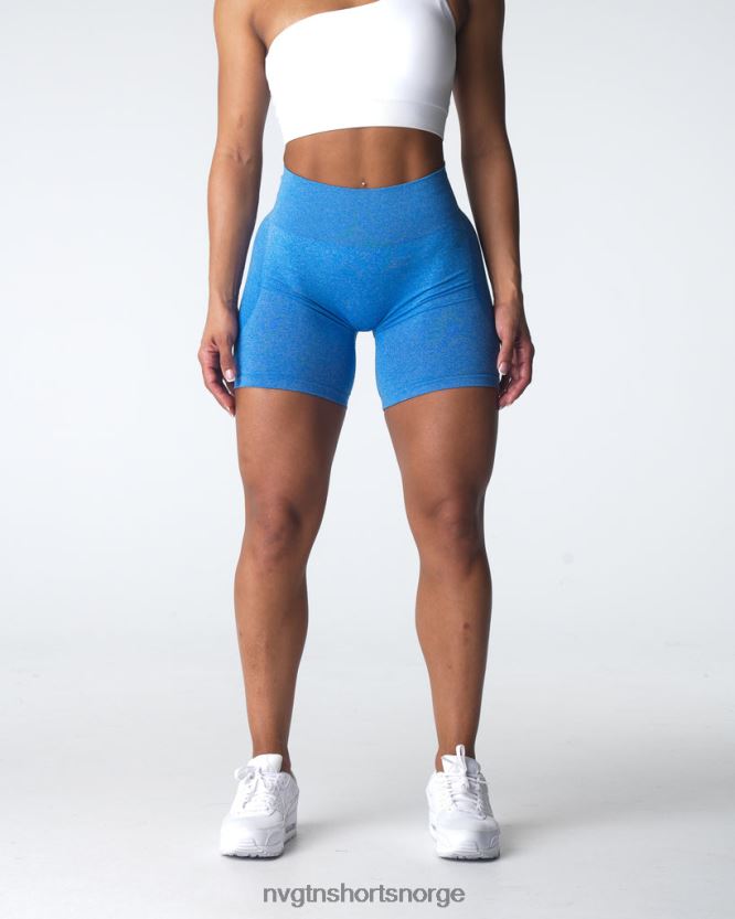 064HD6340 havblått Fitness NVGTN kvinner kontur sømløse shorts