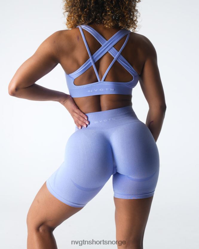 064HD6341 periwinkle Fitness NVGTN kvinner kontur sømløse shorts