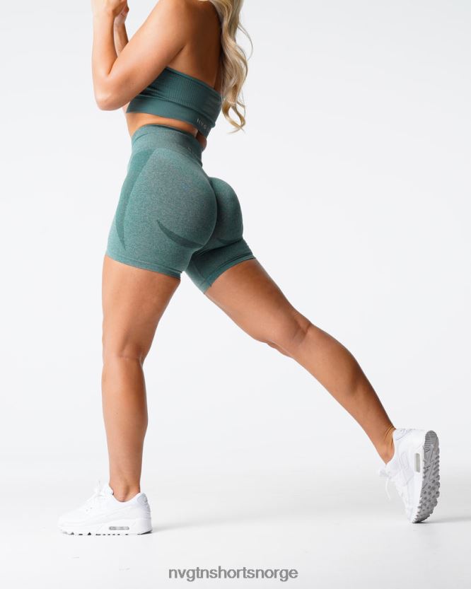 064HD6345 Skoggrønn Fitness NVGTN kvinner kontur sømløse shorts