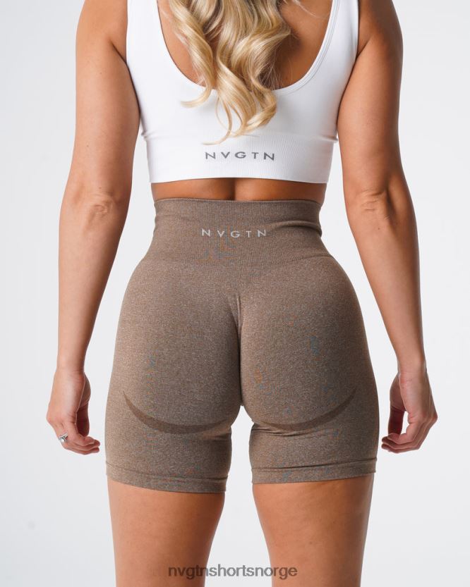 064HD6346 mokka Fitness NVGTN kvinner kontur sømløse shorts
