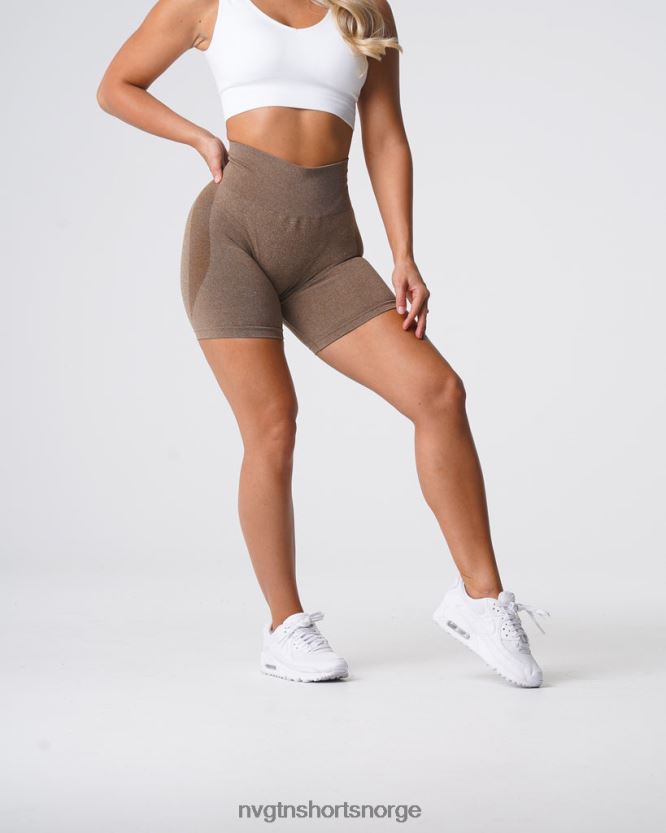 064HD6346 mokka Fitness NVGTN kvinner kontur sømløse shorts