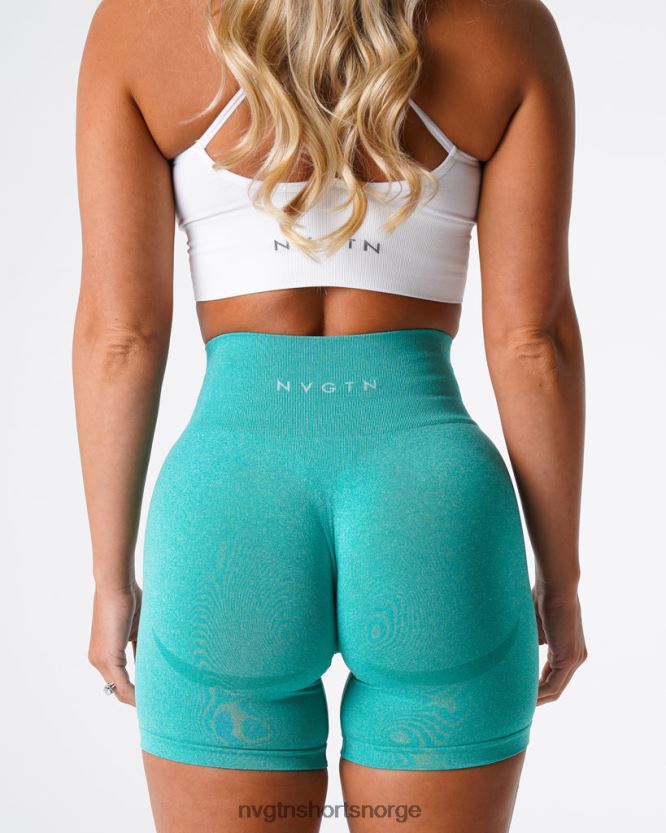 064HD6351 turkis Fitness NVGTN kvinner kontur sømløse shorts