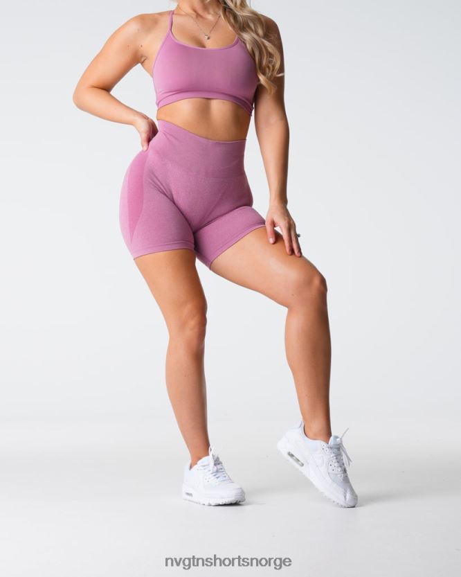 064HD6356 pastell rosa Fitness NVGTN kvinner kontur sømløse shorts