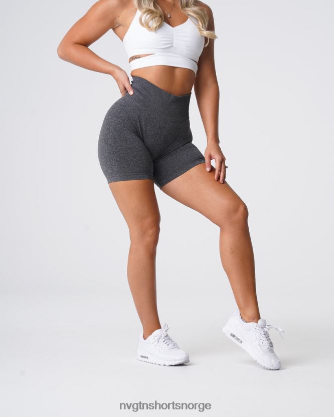 064HD6357 svartflekkete Fitness NVGTN kvinner pro sømløse shorts