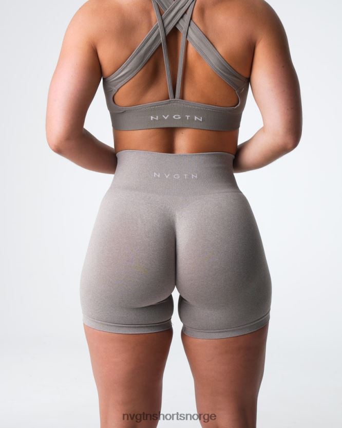 064HD6359 taupe Fitness NVGTN kvinner pro sømløse shorts