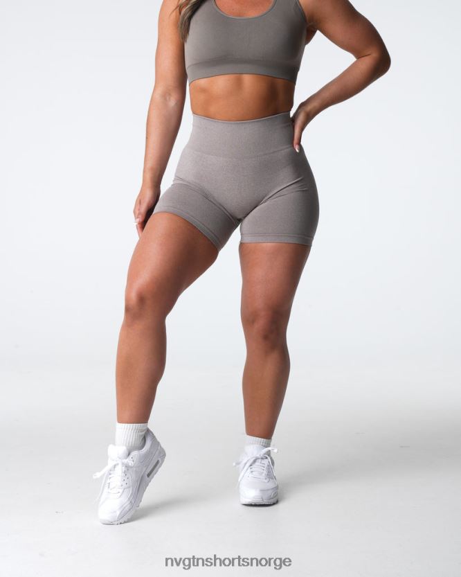 064HD6359 taupe Fitness NVGTN kvinner pro sømløse shorts