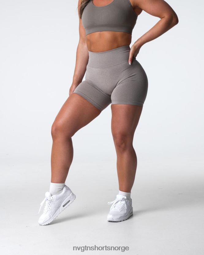 064HD6359 taupe Fitness NVGTN kvinner pro sømløse shorts