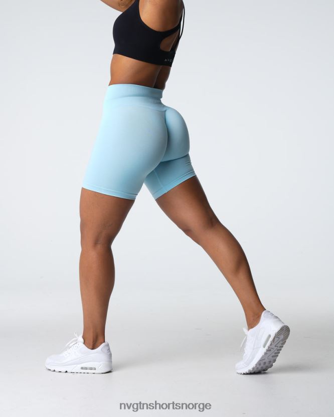 064HD6360 pastell blå Fitness NVGTN kvinner pro sømløse shorts
