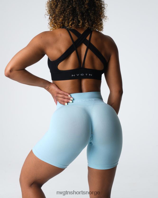 064HD6360 pastell blå Fitness NVGTN kvinner pro sømløse shorts