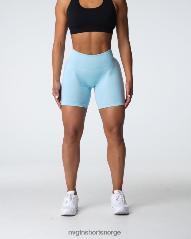 064HD6360 pastell blå Fitness NVGTN kvinner pro sømløse shorts