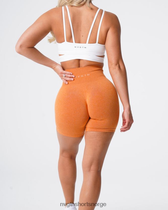 064HD6365 brent oransje Fitness NVGTN kvinner pro sømløse shorts