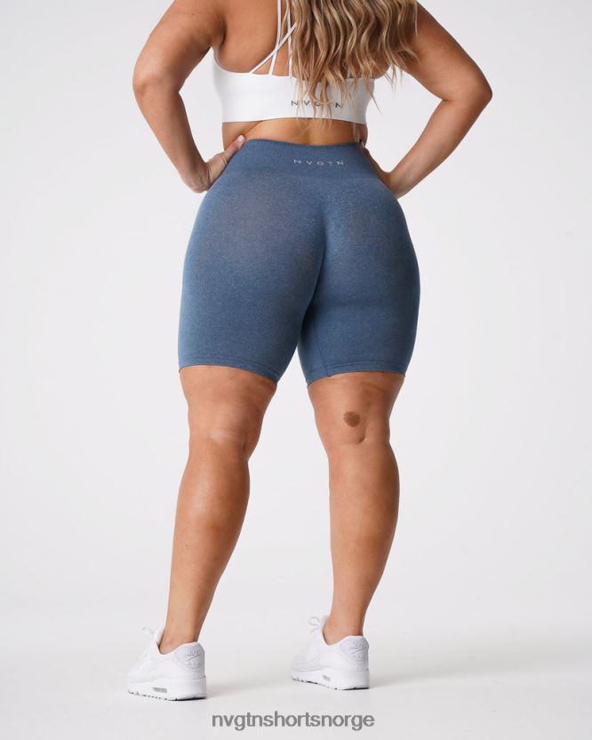 064HD6371 skiferblå Fitness NVGTN kvinner pro sømløse shorts