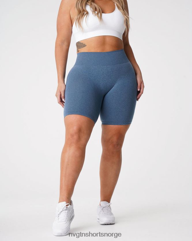 064HD6371 skiferblå Fitness NVGTN kvinner pro sømløse shorts