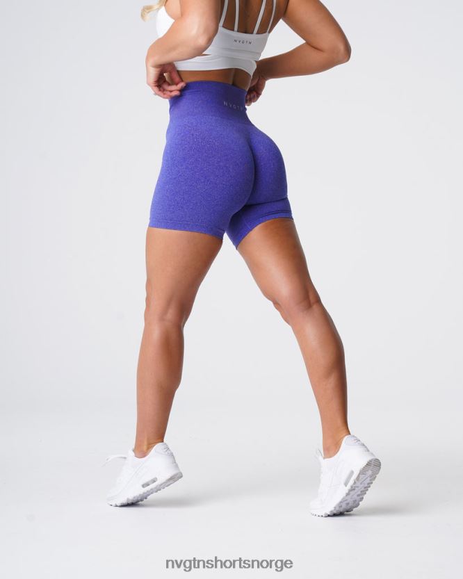 064HD6374 elektrisk blå Fitness NVGTN kvinner pro sømløse shorts