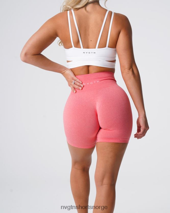 064HD6381 korall Fitness NVGTN kvinner pro sømløse shorts