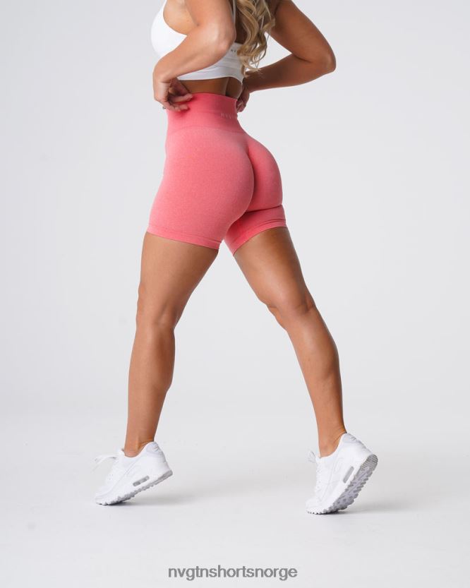 064HD6381 korall Fitness NVGTN kvinner pro sømløse shorts