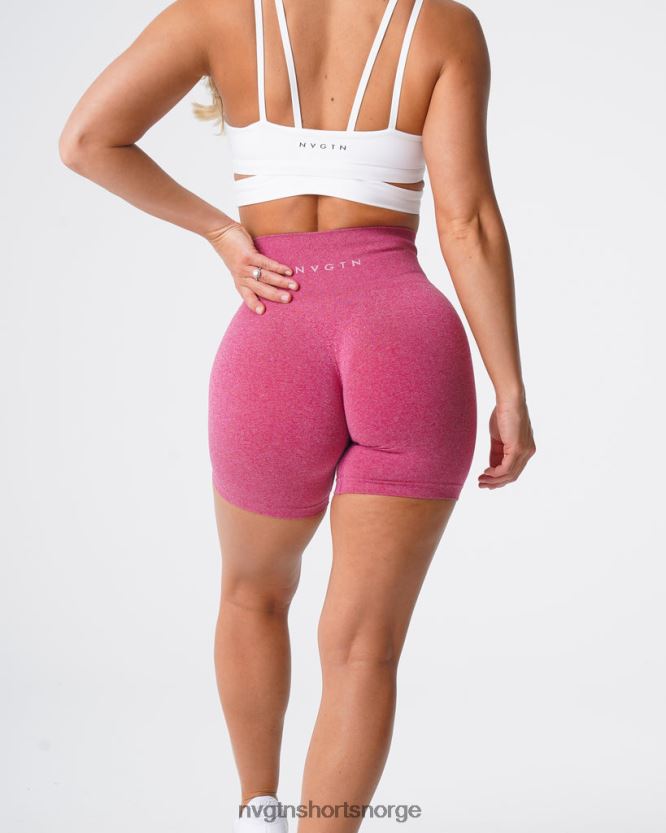 064HD6383 Høyrød Fitness NVGTN kvinner pro sømløse shorts