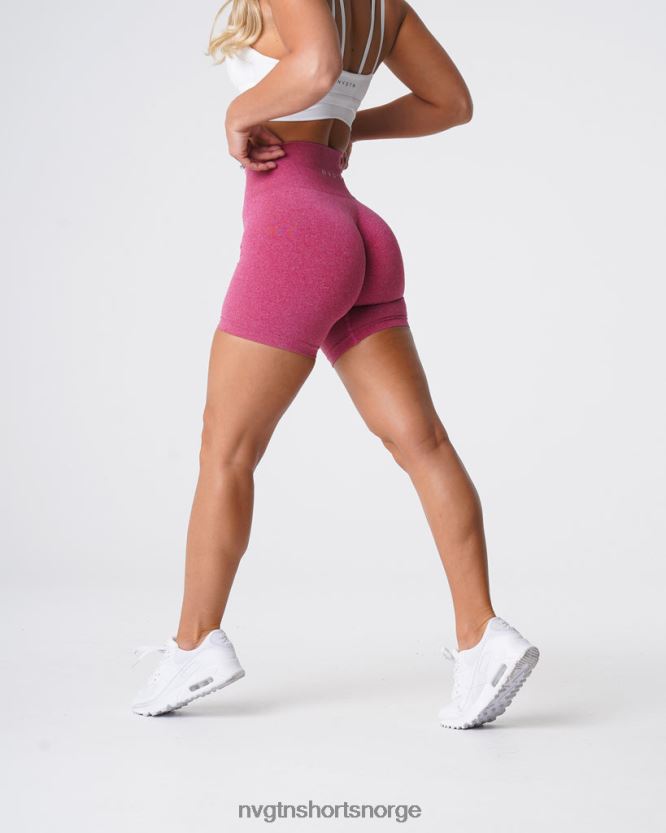 064HD6383 Høyrød Fitness NVGTN kvinner pro sømløse shorts