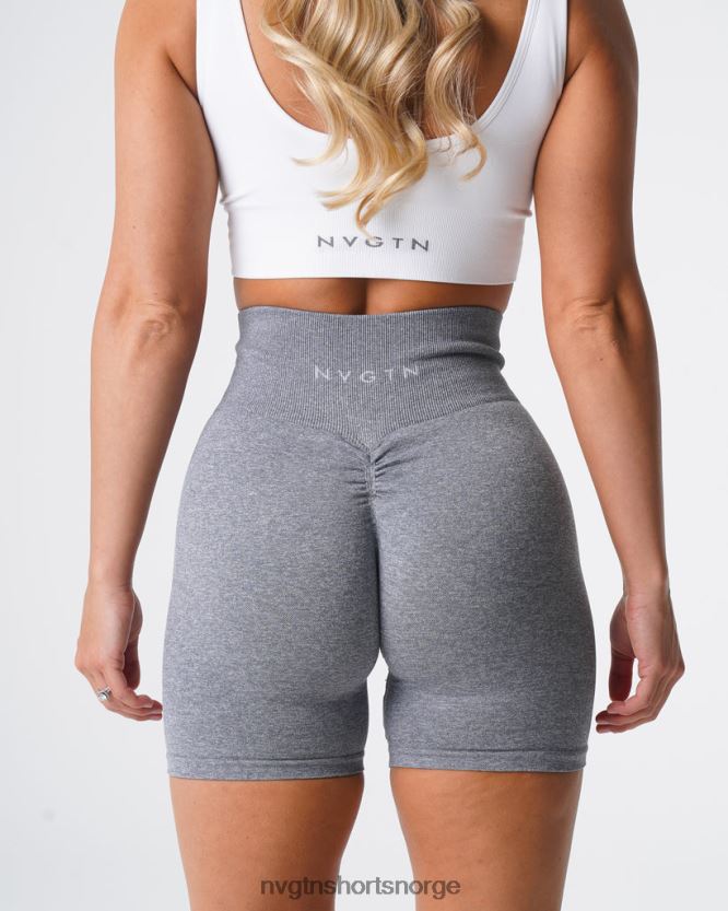 064HD6394 grå Fitness NVGTN kvinner crunch sømløse shorts