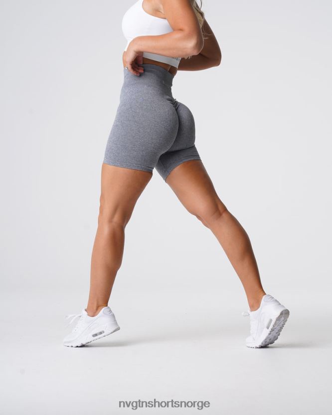064HD6394 grå Fitness NVGTN kvinner crunch sømløse shorts