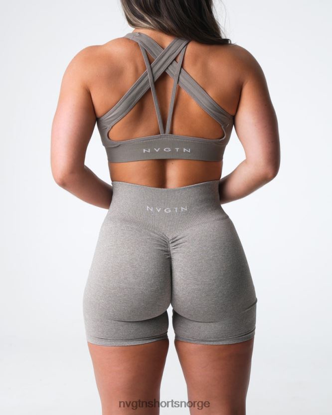 064HD6395 taupe Fitness NVGTN kvinner crunch sømløse shorts