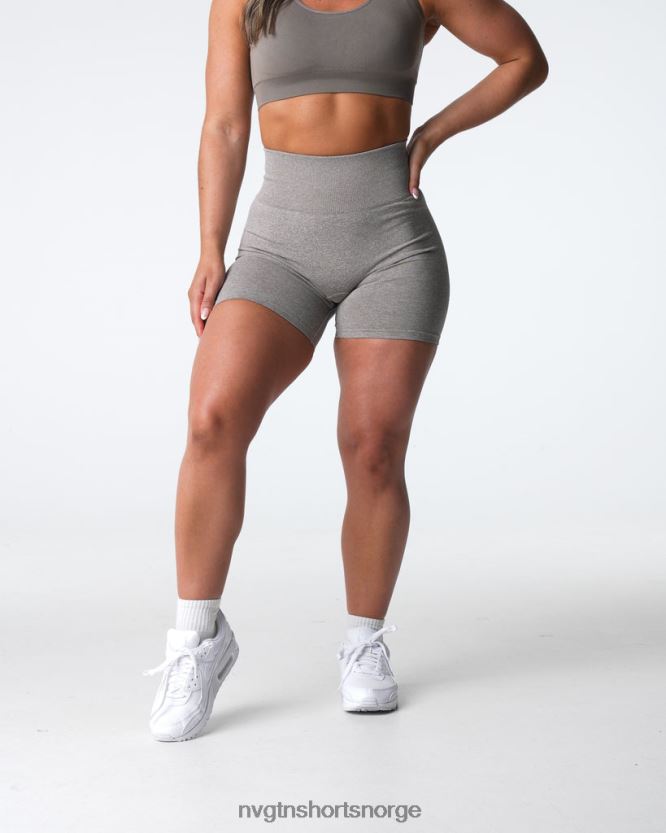 064HD6395 taupe Fitness NVGTN kvinner crunch sømløse shorts