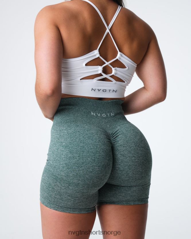 064HD6398 Skoggrønn Fitness NVGTN kvinner crunch sømløse shorts
