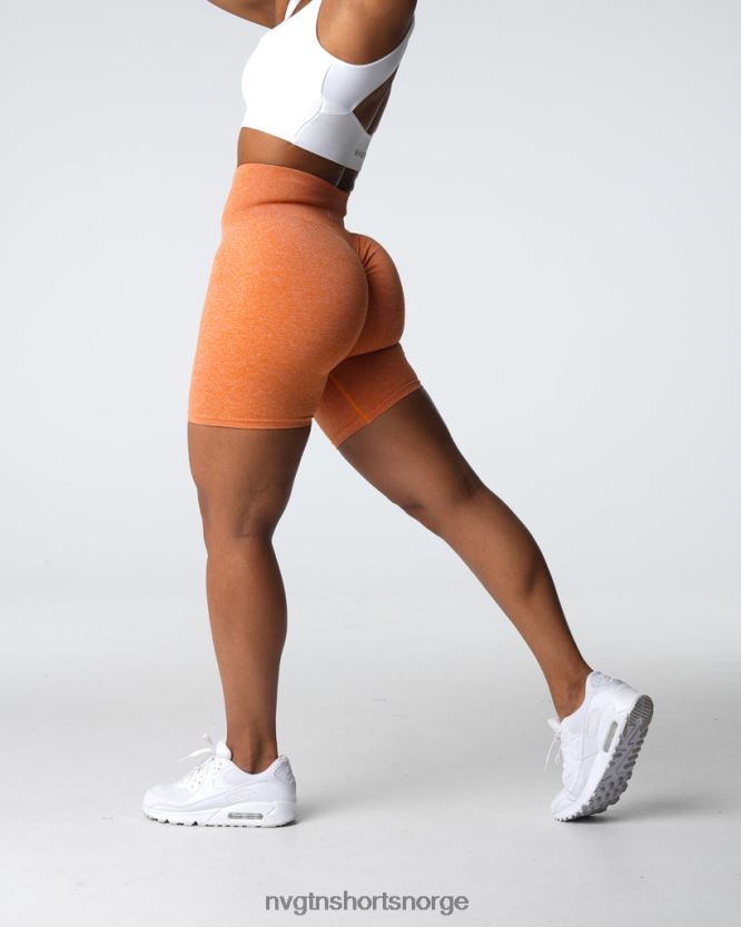 064HD6401 brent oransje Fitness NVGTN kvinner crunch sømløse shorts