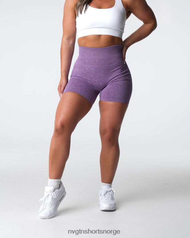 064HD6403 fiolett Fitness NVGTN kvinner crunch sømløse shorts